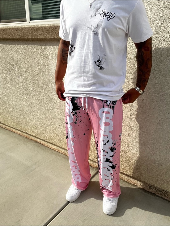 Brian Rashod Other - Graffiti Wide Legged Sweats